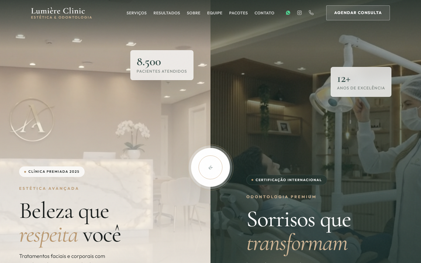 Clínica de estética e odontologia: Lumière Clinic: clínica premium também no celular